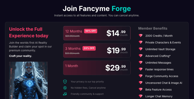 FancyMe: The Ultimate AI Roleplay Platform for Creators and Supporters