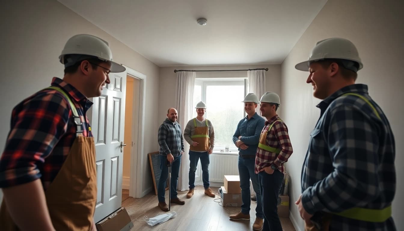 Effiziente Entrümpelung Wien: Profis bei der Arbeit bei einer Wohnungsräumung.