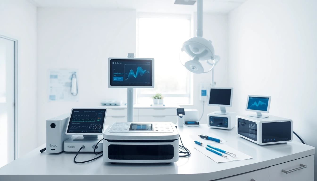Die neuesten Technologien von deus medical in einer modernen klinischen Umgebung.
