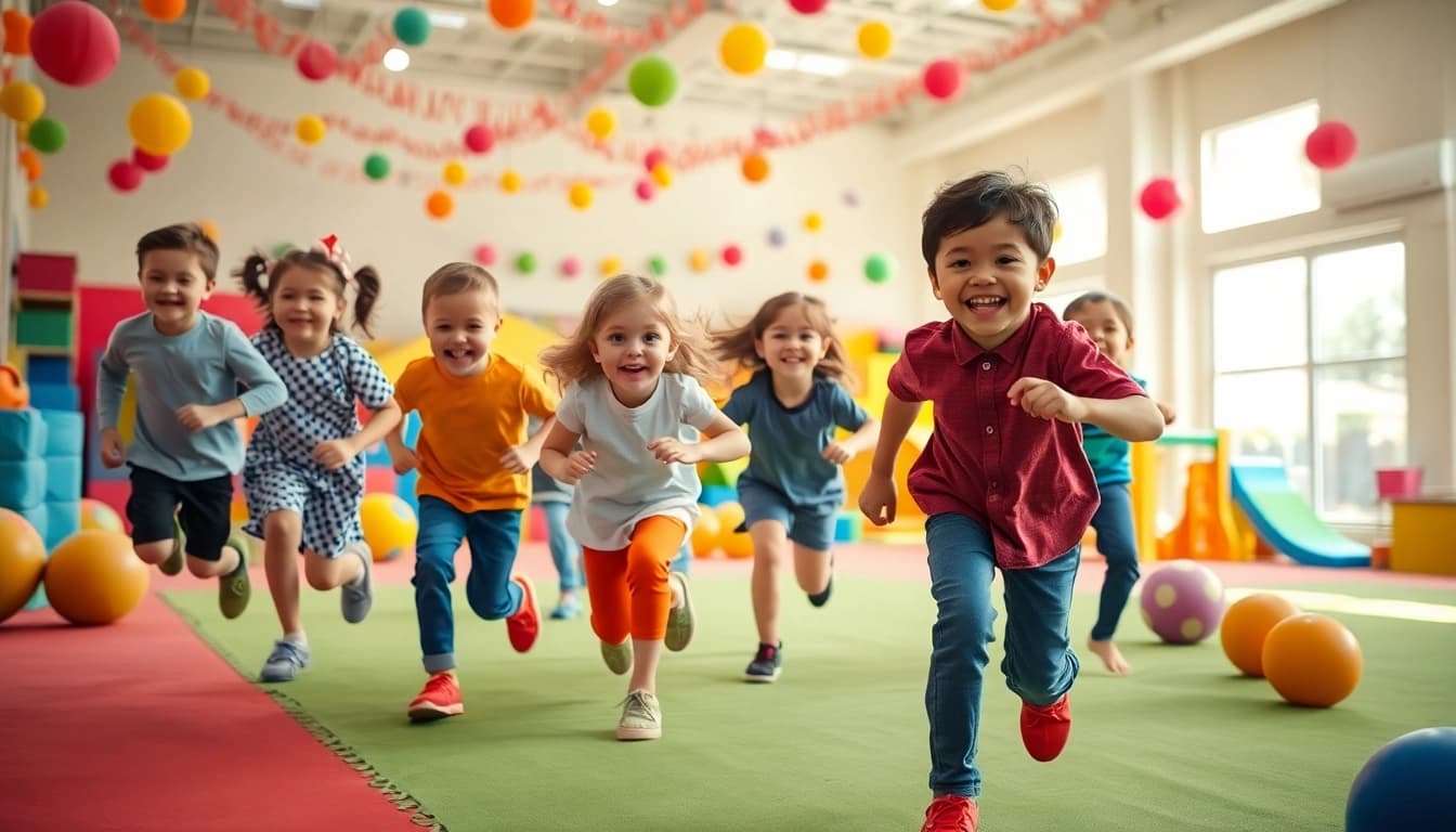 Bewegungsspiele fuer Kindergeburtstage: Spassige Ideen fuer drinnen