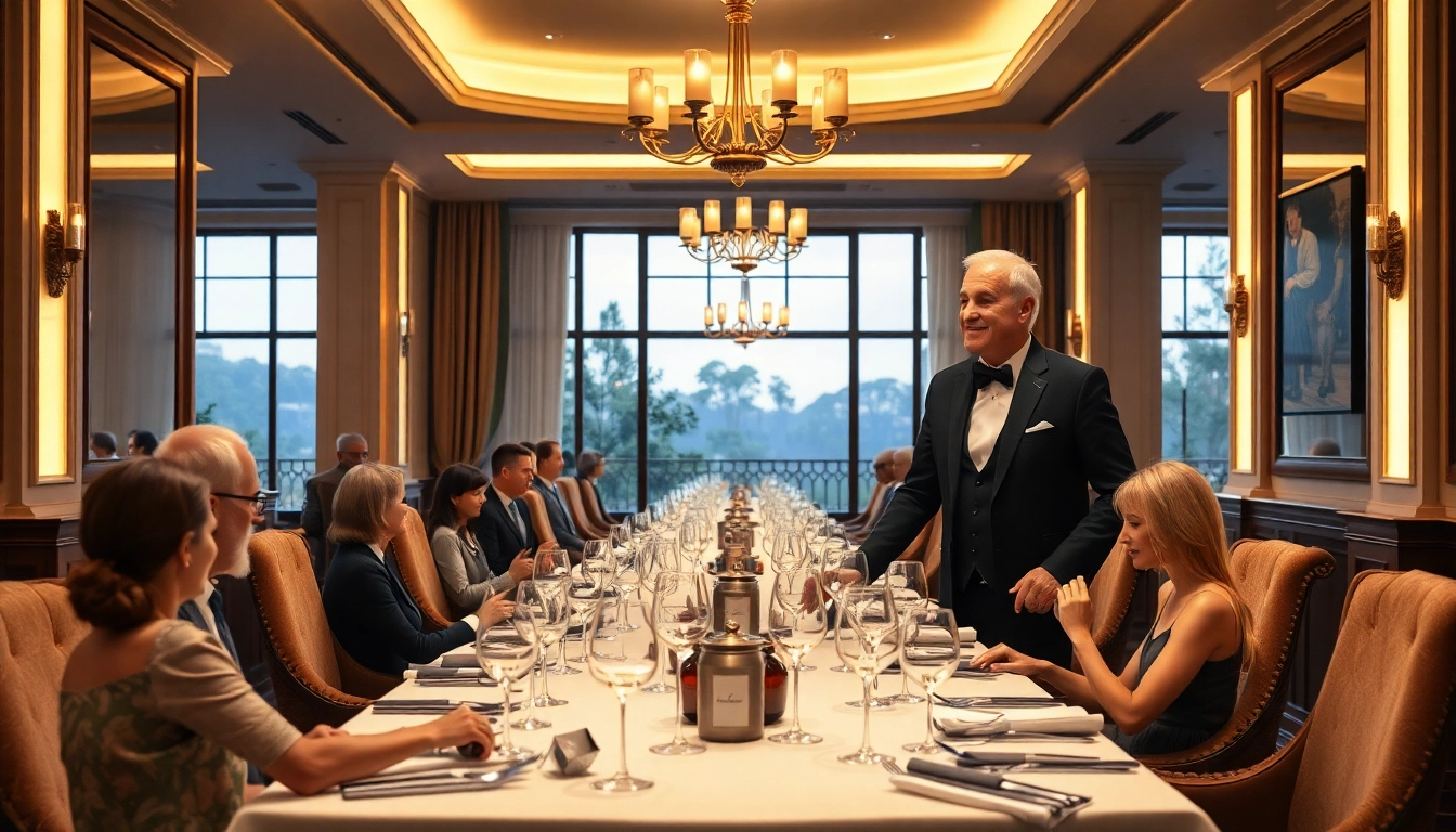 Headhunter Gastronomie bei einem Gespräch am eleganten Restauranttisch.