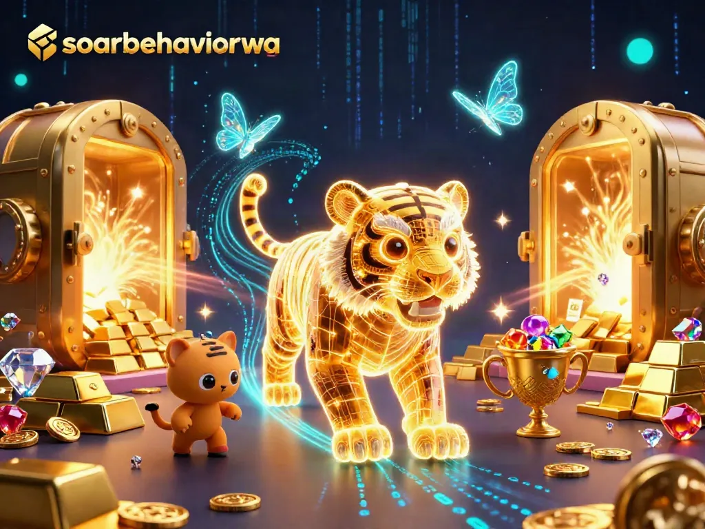 Engage with soarbehaviorwa's virtual casino adventure filled with excitement and glowing treasures.