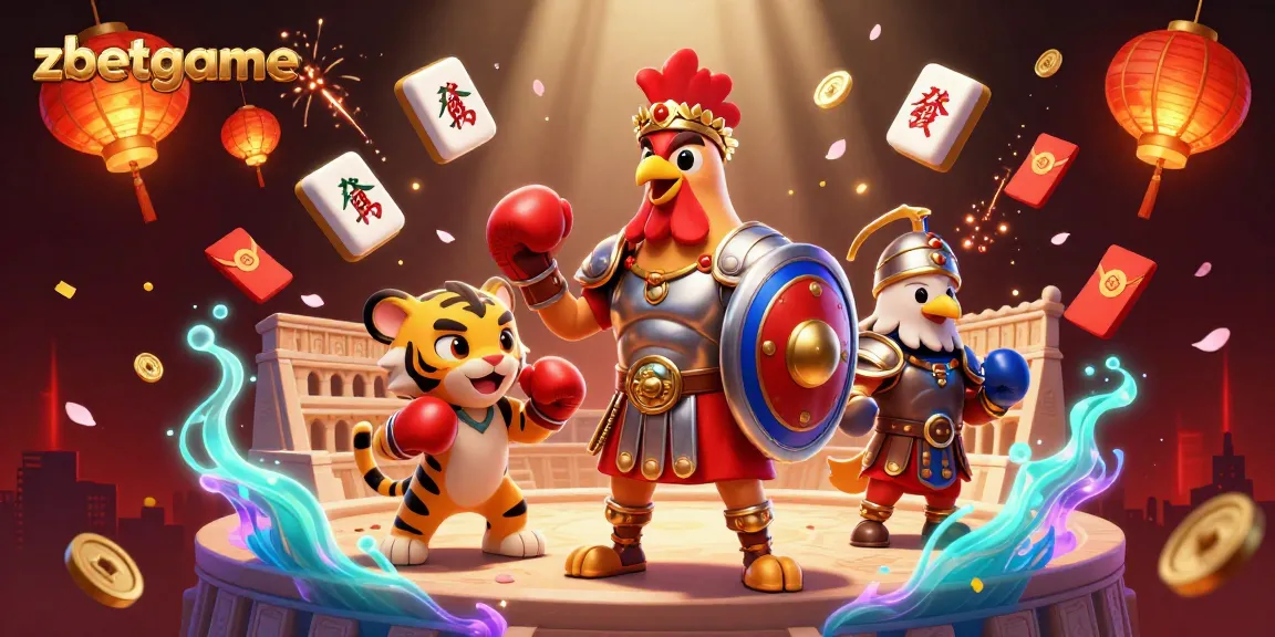 Experience thrilling gameplay at zbetgame with colorful casino elements and unique characters.