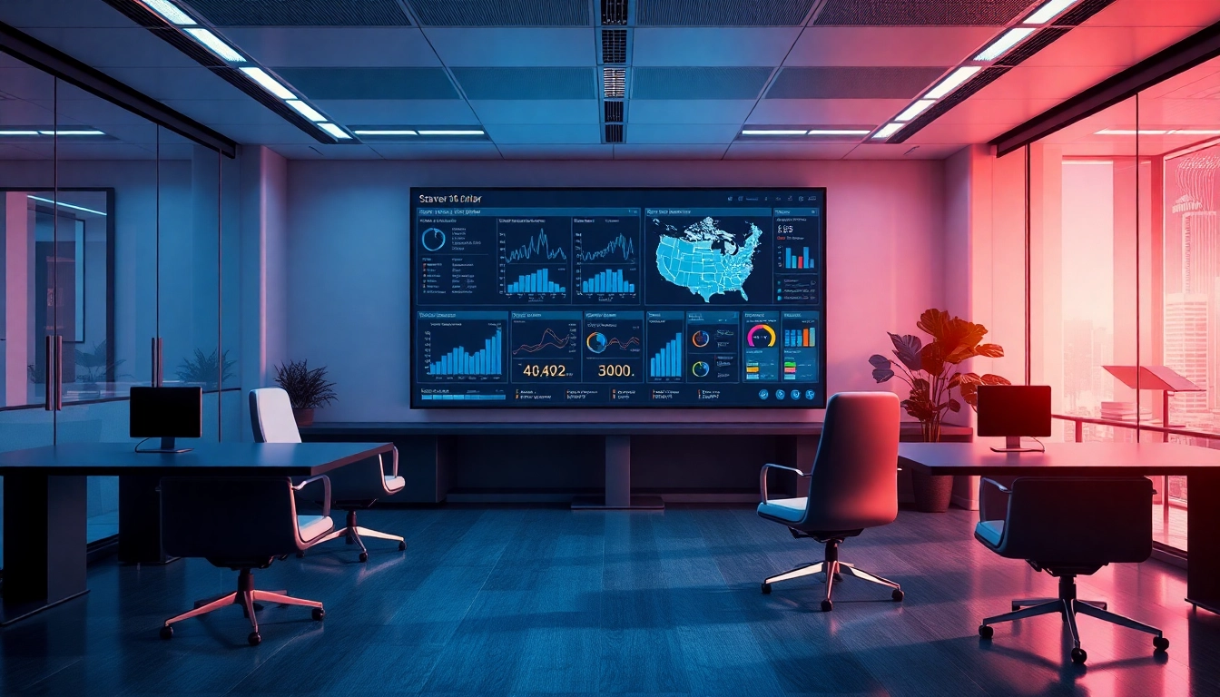 Visualisierung des Server 2022 Standard Datacenter Vergleichs in einem modernen Büro mit technischer Ausstattung.