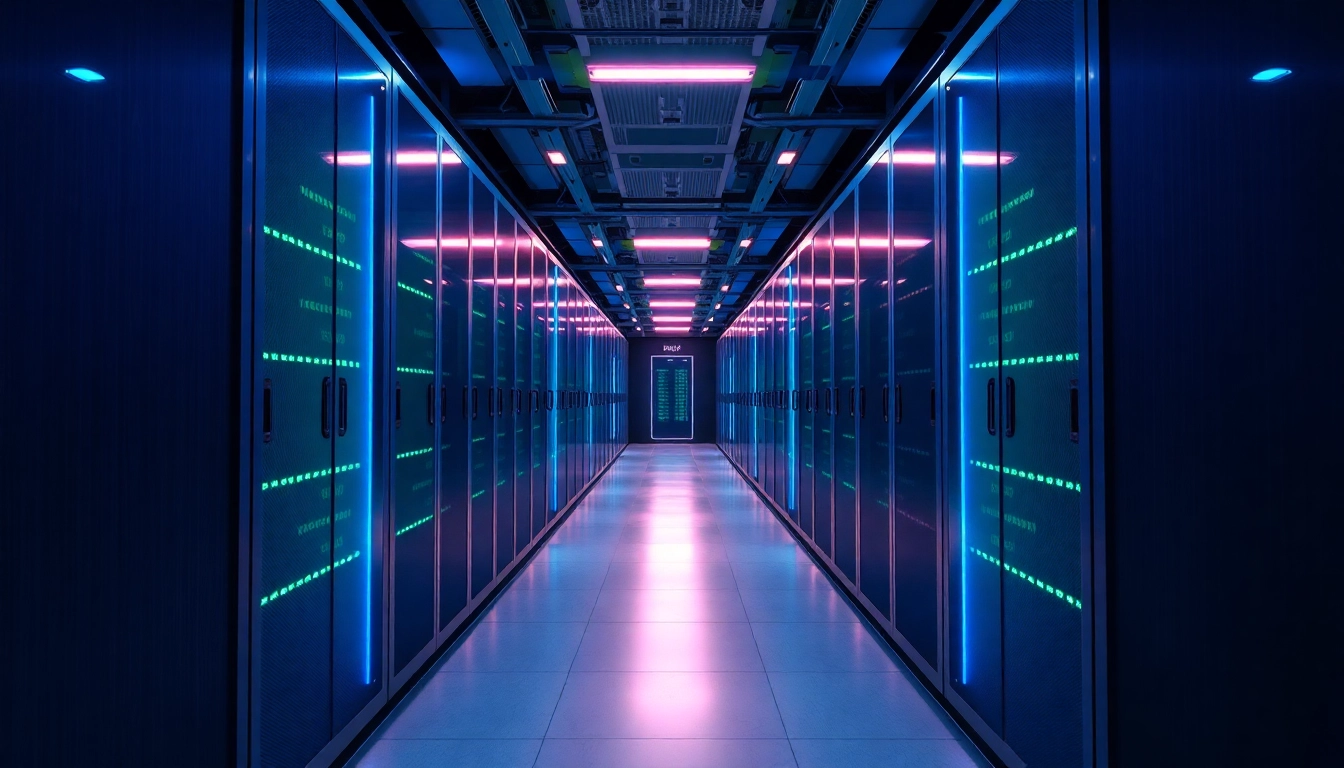 Optimieren Sie Ihre IT mit dem Windows Server 2025 Upgrade in einem modernen Server-Raum.