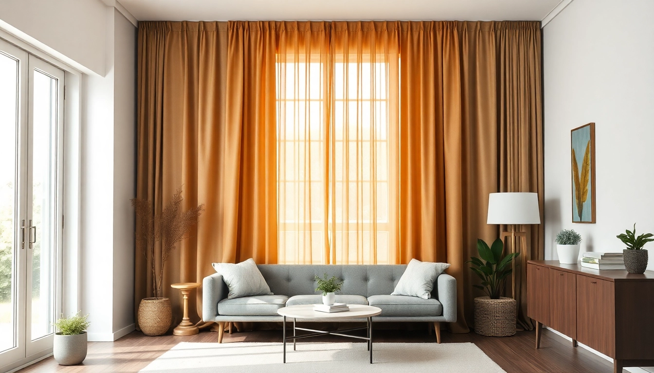 Plissee auf Maß lässt sanftes Licht in ein modernes Wohnzimmer strömen.