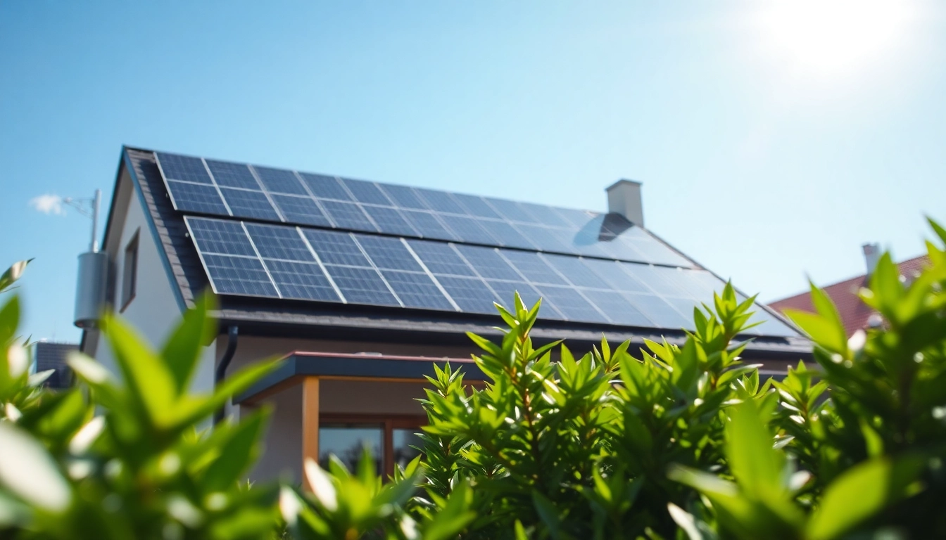 Fotovoltaikanlage Kaufen Wien - Effiziente Photovoltaikanlage auf einem modernen Wohnhaus in Wien.