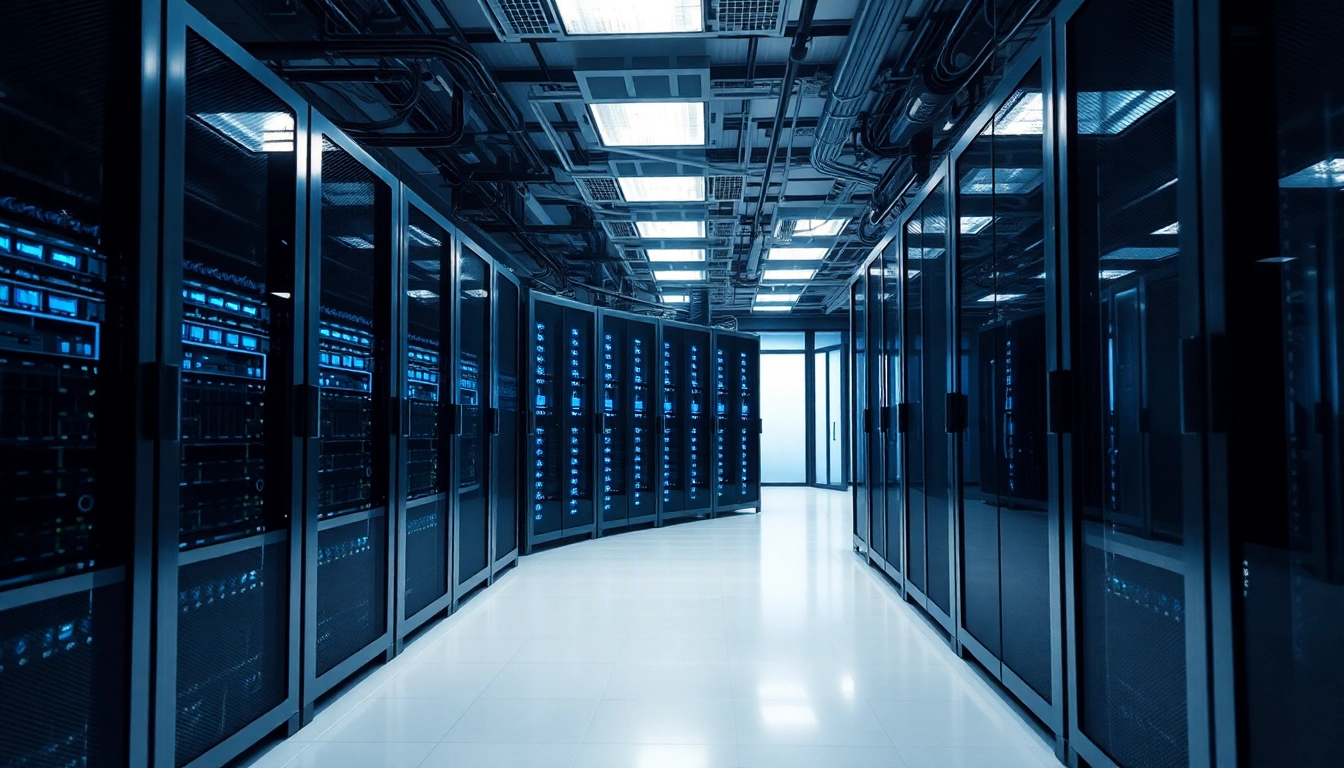 Optimieren Sie Ihre Unternehmensinfrastruktur mit Server 2025 für kleine Unternehmen in einem modernen Serverraum.