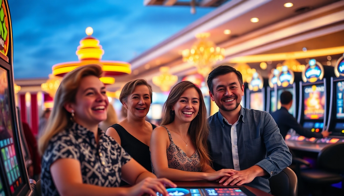 Erleben Sie die Freude in ausländischen Online Casinos mit spannenden Spielen und glücklichen Spielern.