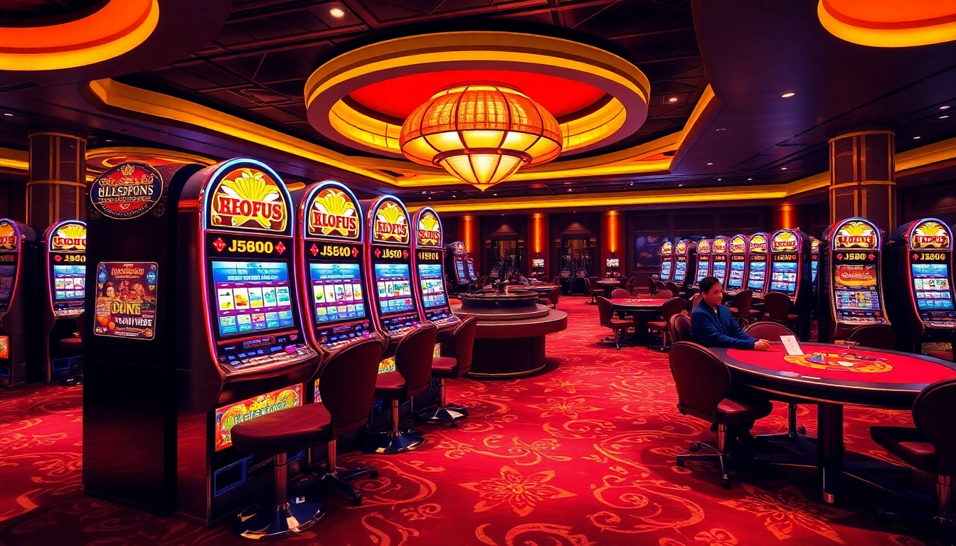 Play nổ hũ xn88 and experience thrilling jackpot wins with vibrant casino ambiance.