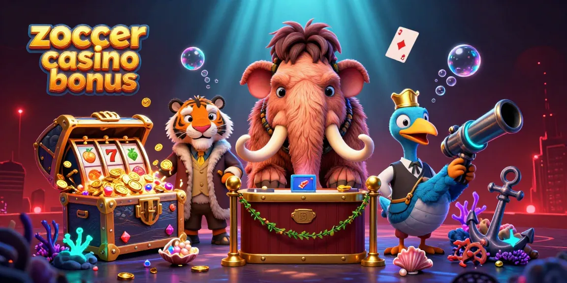 Erleben Sie die besten Zoccer Casino Bonus Aktionen mit einem lebhaften Casino-Szenario voller Spaß.