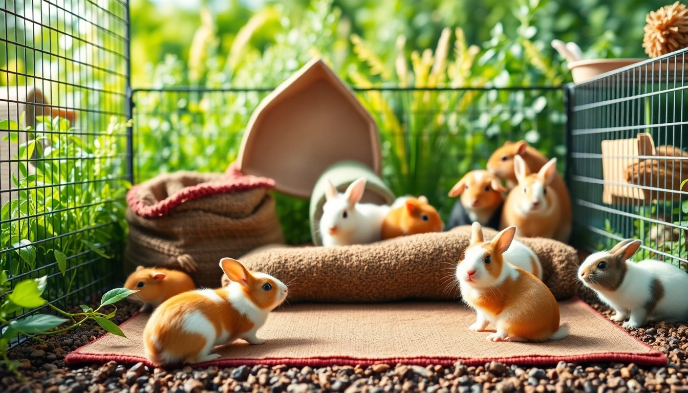 Die Hanfmatte im Einsatz, um optimale Komfort für Nagetiere zu bieten