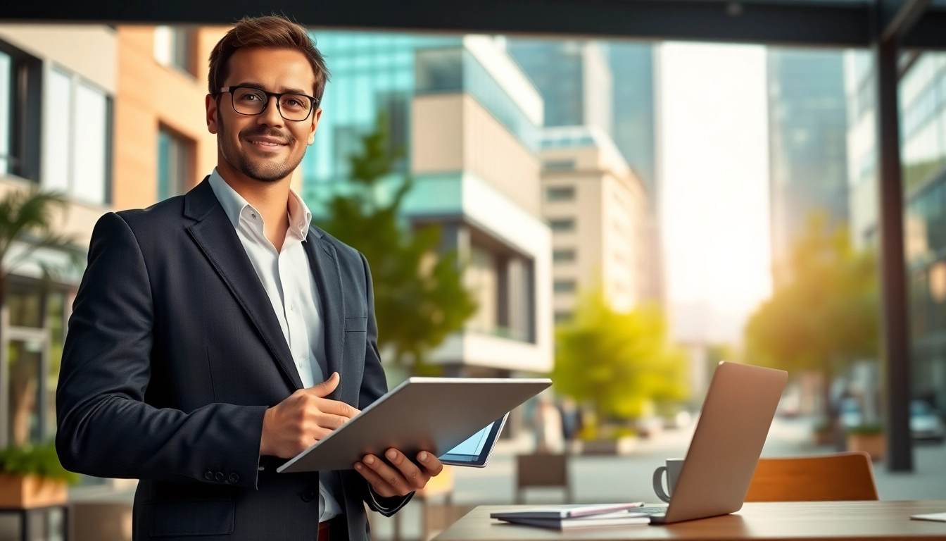 Headhunter Schweiz trifft auf moderne Architektur in einem professionellen Geschäftsumfeld.