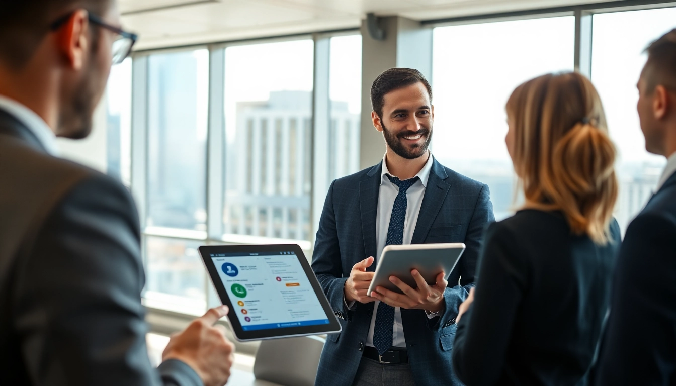 Headhunter Schweiz berät professionell in einem modernen Büro und schafft Vertrauen bei Klienten.