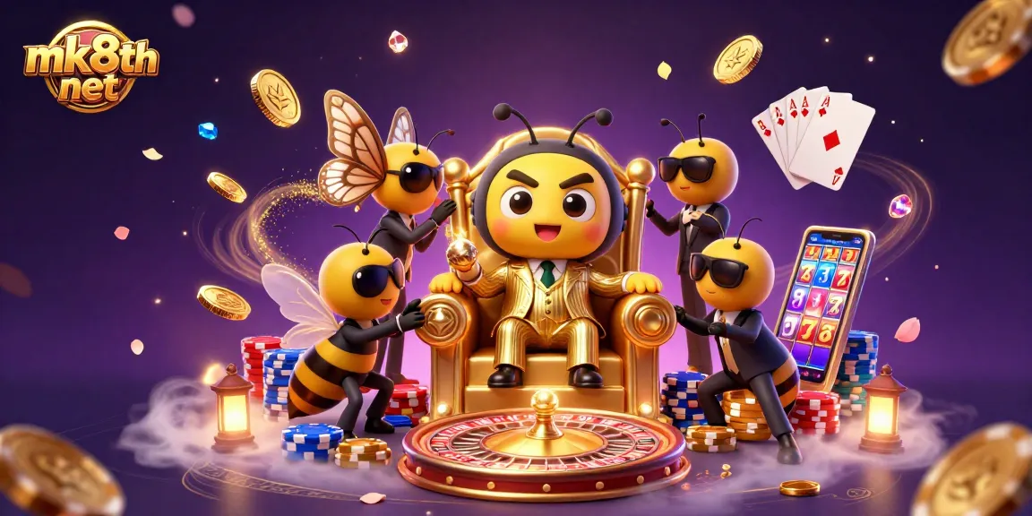 Experience high-stakes action at mk8th net with a fun-filled casino scene featuring animated elements.