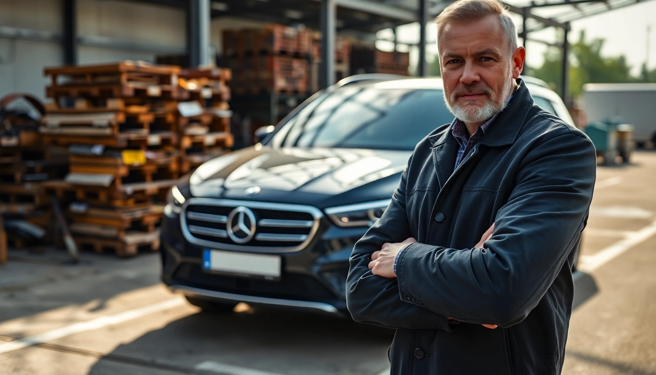 Autoverschrottung: Fachmännische Abholung eines Schrottfahrzeugs durch unseren Schrotthändler.