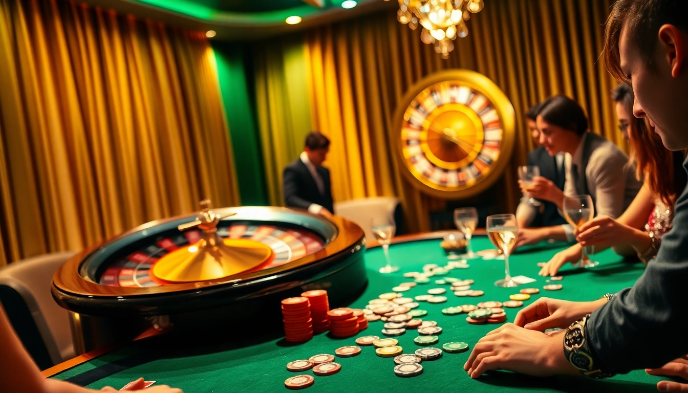 Experience the thrill of high-stakes poker at https://topclub.website/, where players engage with vibrant chips and cards.
