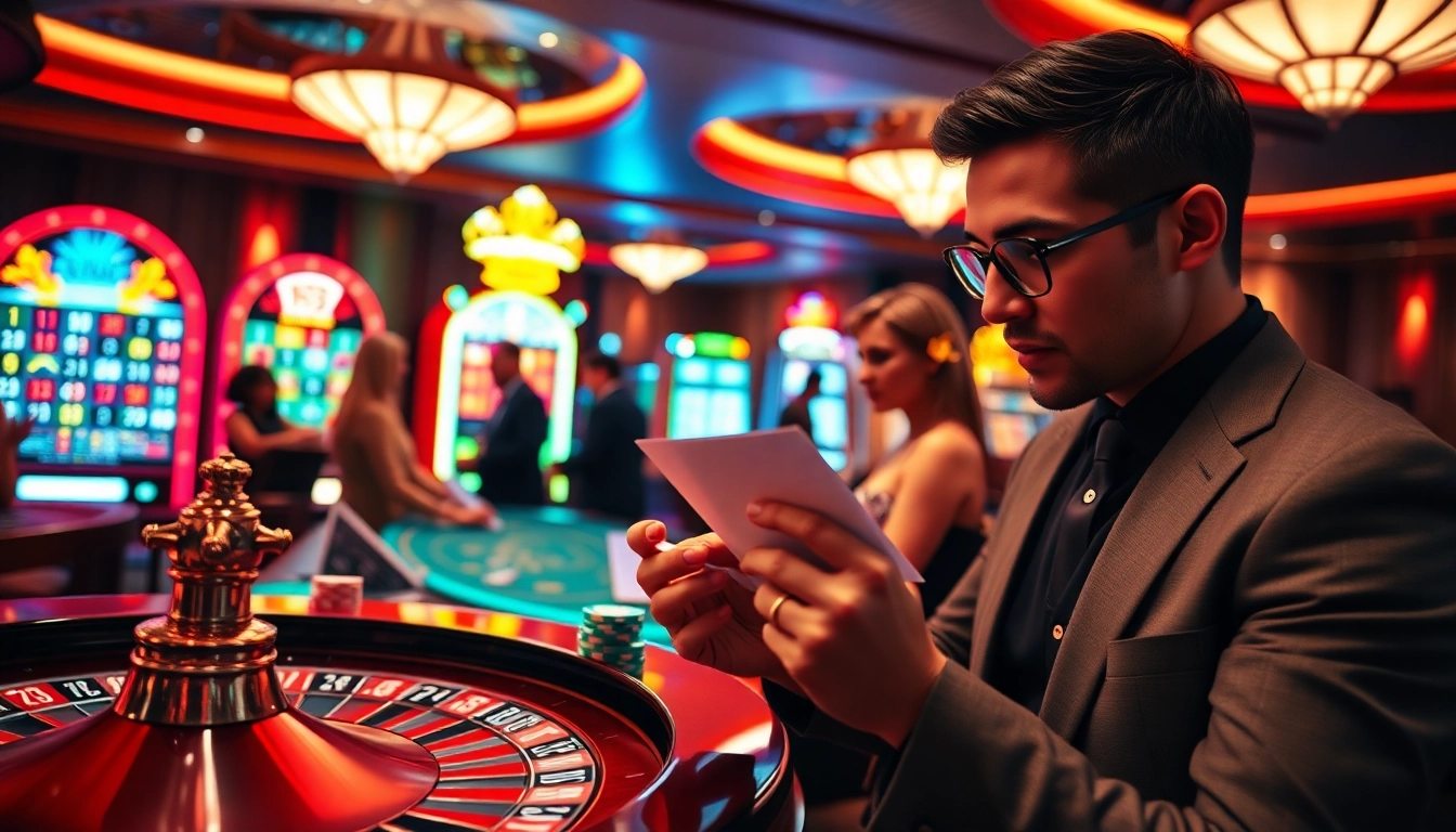 Exciting gaming atmosphere at home vvjl with a roulette wheel and eager gamblers.