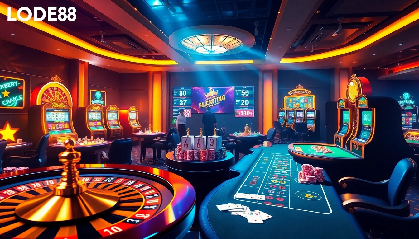 Experience LODE88 with vibrant casino elements that enhance online gaming excitement.