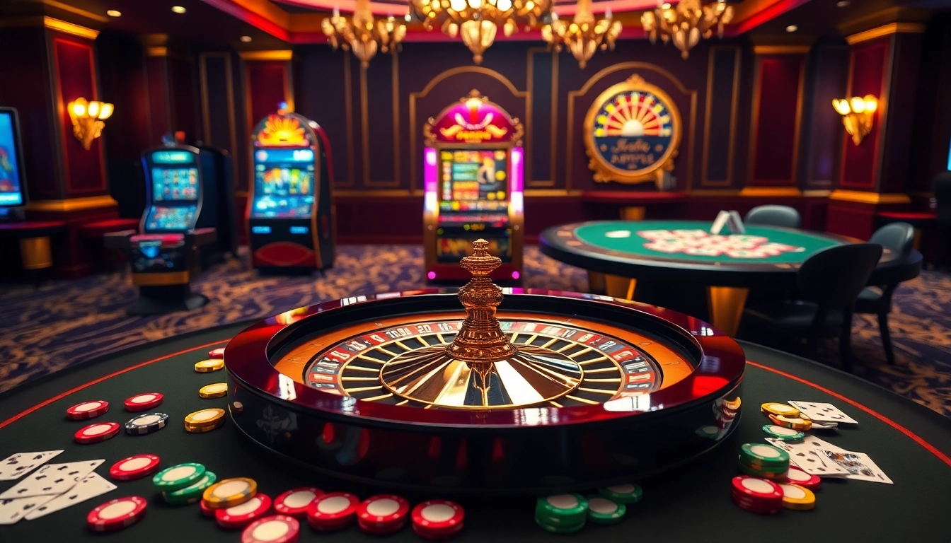 Experience the thrill of gaming at trang chủ uu88 with vibrant casino tables and thrilling slot machines.