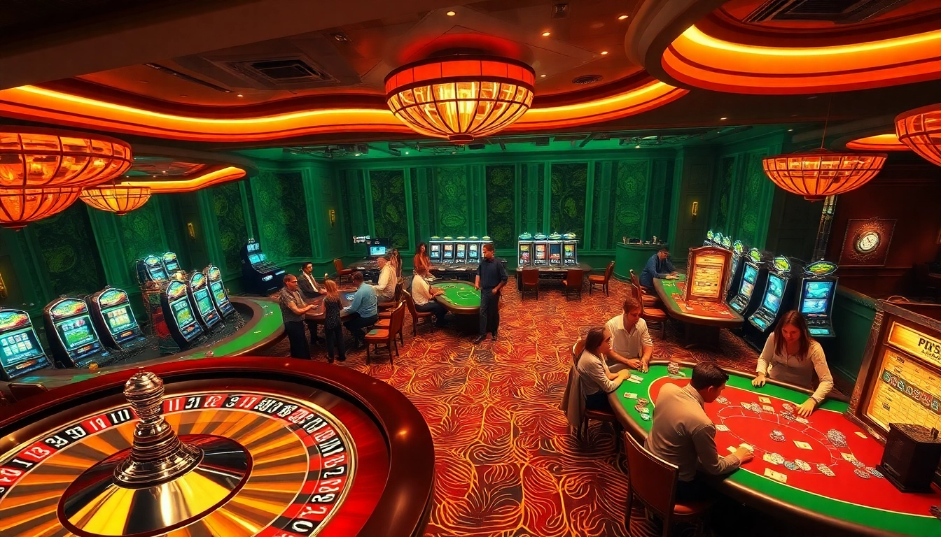 Bidders celebrating wins at bancadoithuong.futbol casino tables filled with poker chips and excitement.