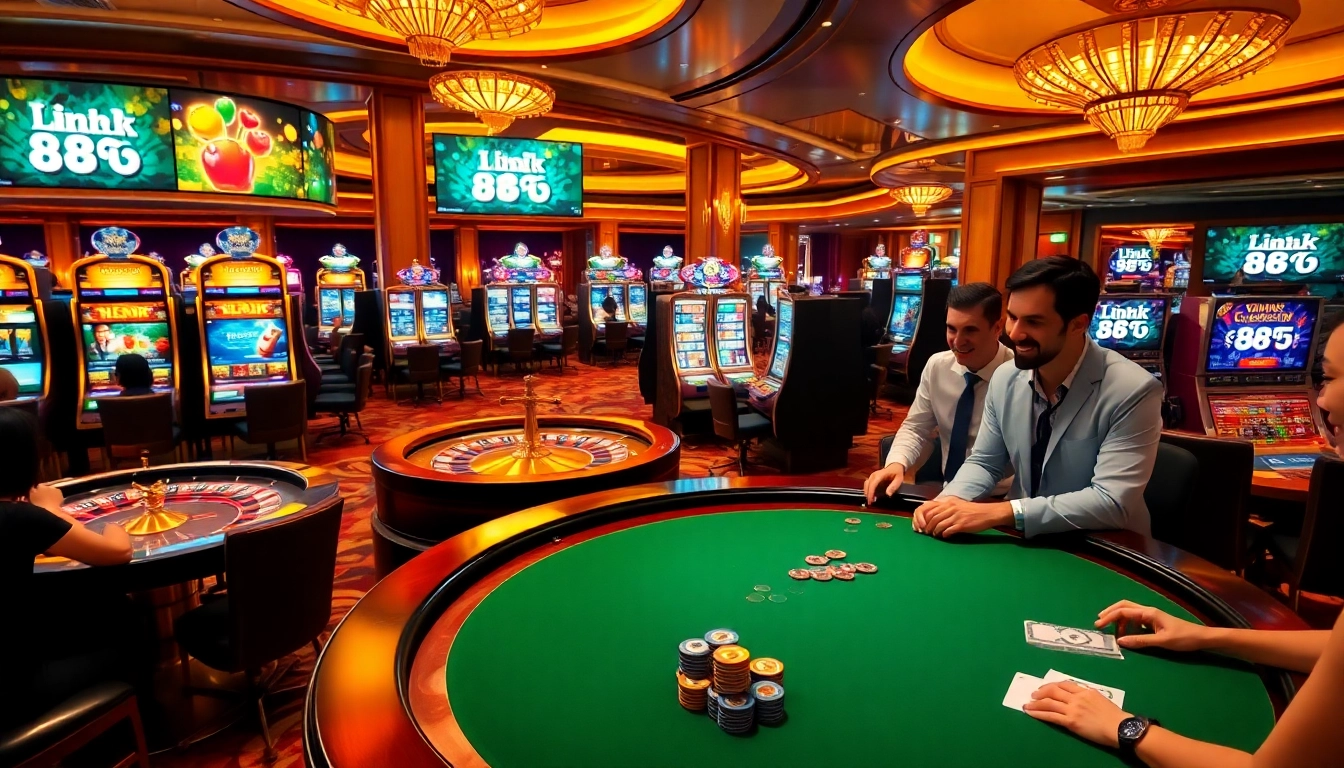 Experience the thrill of winning with link 88i at the luxurious online casino tables.