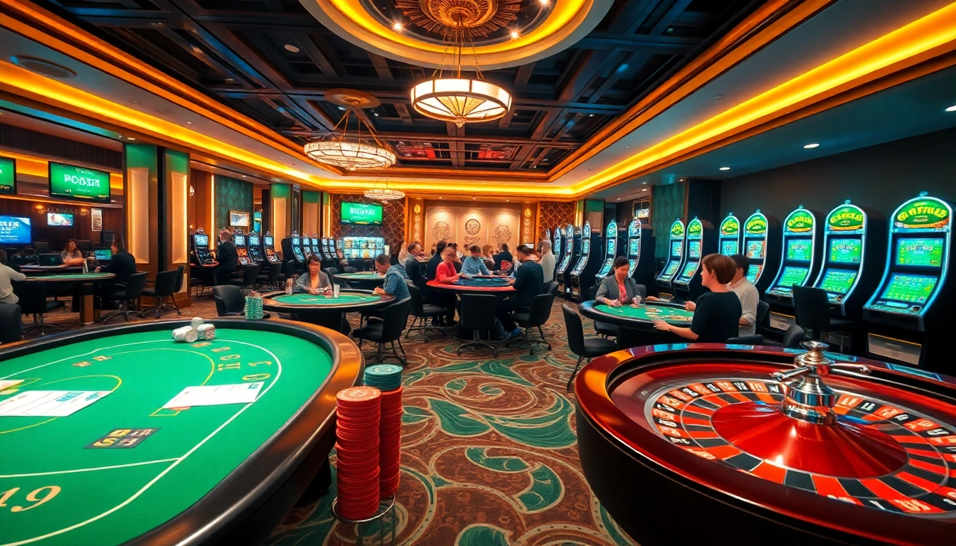 Experience the vibrant atmosphere of gambling excitement with XX88 58K showcasing poker and slot games.